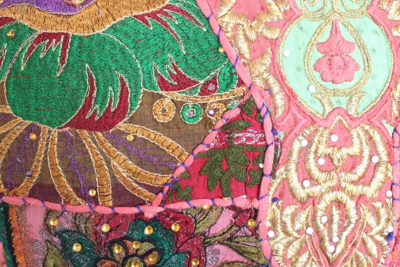 Indian Cotton Handmade Gypsy Banjara Embroidery Shoulder Bag Ethnic banajra Doctor Gypsy Bag Vintage Tribal Banjara Bag Tote Bag #26