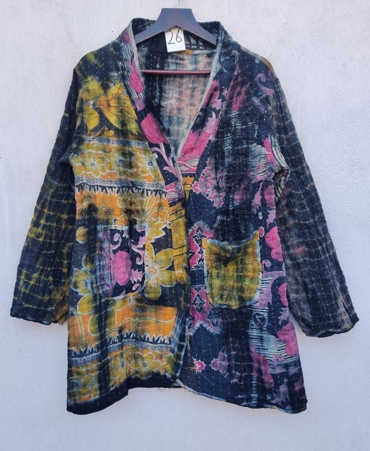 Tie Dye Women's Cardigan Tie Dye Jacket Cotton jacket | Etsy