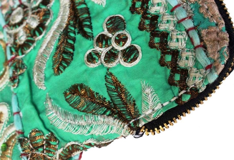 Vintage Banjara Bag Hand Embroidered Banjara Clutch Handmade Banjara Mini Laptop Bag Gypsy Women Hand Bag Ethnic Coin Clutch Wallet Purse