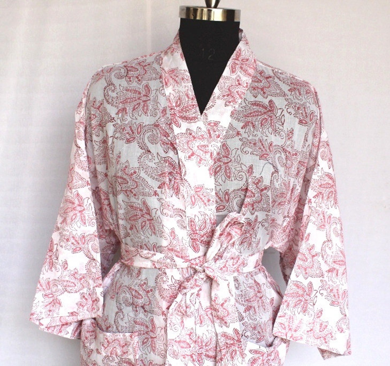 Bridal Cotton Robes Soft Cotton Kimono Kimono For Women Night Etsy