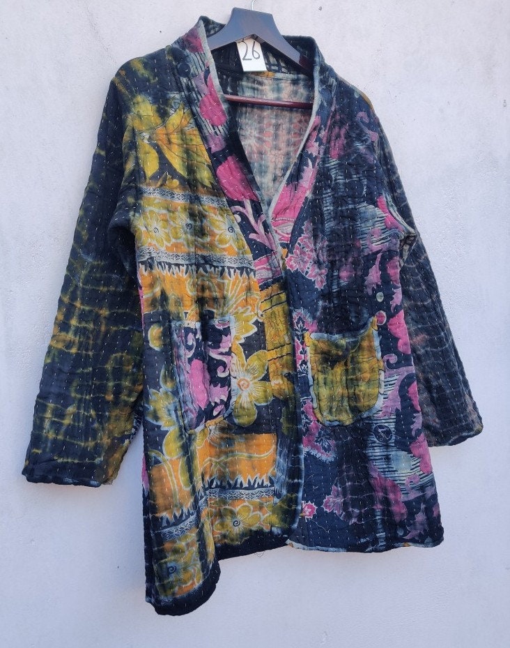 Tie Dye Women's Cardigan Tie Dye Jacket Cotton jacket | Etsy