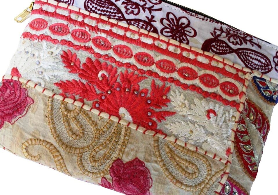 Indian embroidery laptop bag embroidered i pad hand bag Etsy