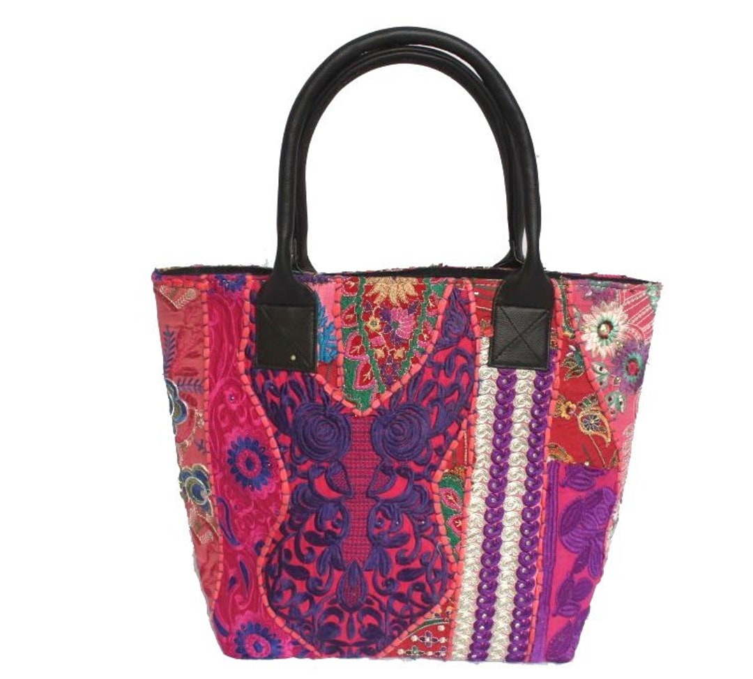 Indian Tote Bag Vintage Banjara Bag Hand Embroidered Banjara Handmade