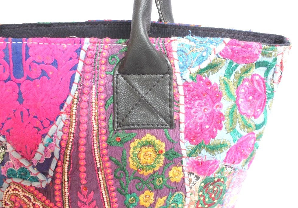 Indian Tote Bag Vintage Banjara Bag Hand Embroidered Banjara | Etsy