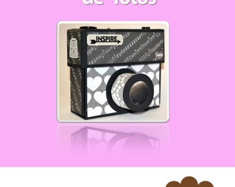 Scrapbooking tutorial - How to do a Camera Shaped Mini-Album