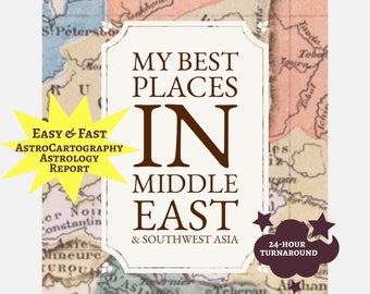 My Best Places in the Middle East AstroCartography Report