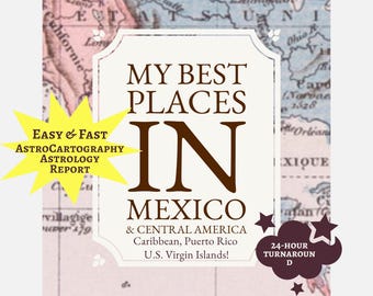 Astrocartografierapport Mexico en Midden-Amerika