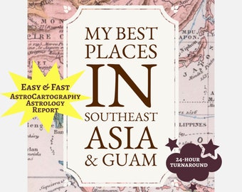 Mis mejores lugares en el sudeste asiático Informe astrocartográfico