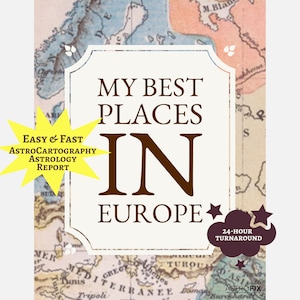 Meine schönsten Orte in Europa AstroCartografie Report