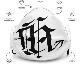 House of Scorpio Zodiac Emblem Premium Face Mask