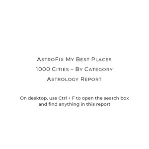 My Best Places 1000 Cities Around the World Relocation Astrology Report,Astrolocality Astrocartography report, astrocartography astrology,my best places around the world report, astrocartography reading,relocation astrology reading,astrology reports