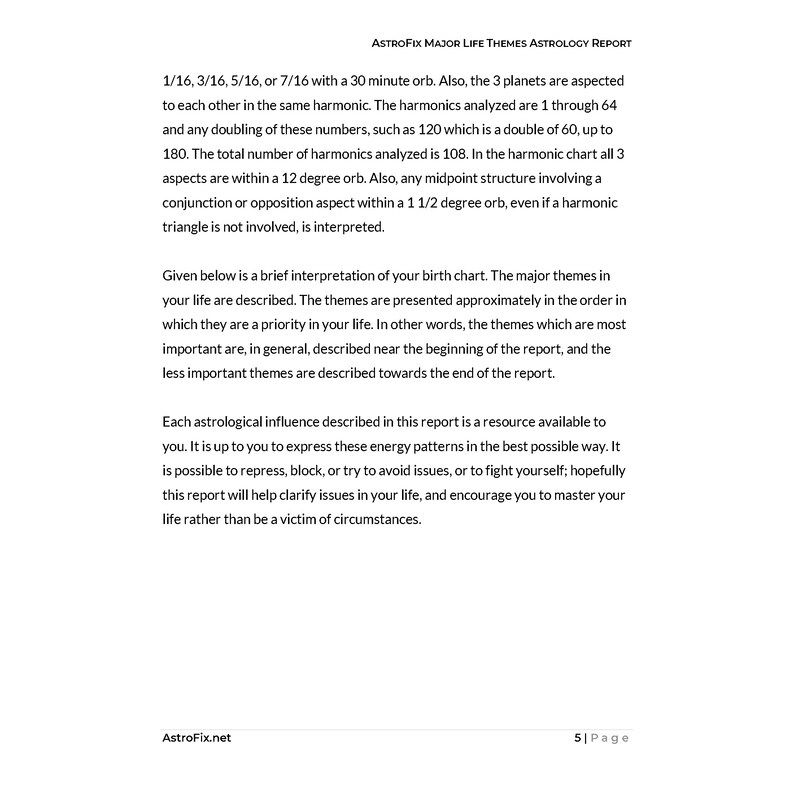Major Life Themes Astrology Report,life themes astrology report,midpoints astrology report,harmonic astrology report,life themes reading,natal reading,natal report,natal chart reading,birth chart reading,natal report,natal chart report,life direction