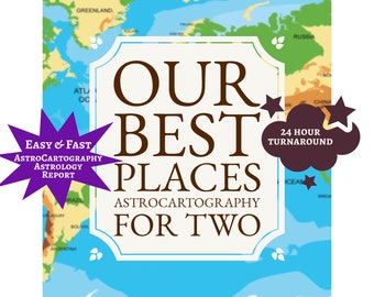 AstroCartography Report for Two: Combined Chart, Top Places (PDF)