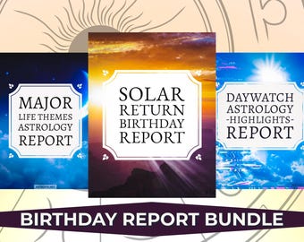 Solar Return Birthday Report Bundle