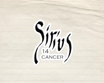 Sirius Behenian Fixed Star Astrology Sticker