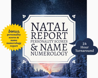 Natal Astrology & Personality Scores