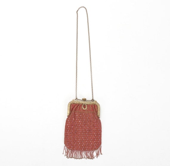 Vintage Beaded Purse, Made in France - image 3