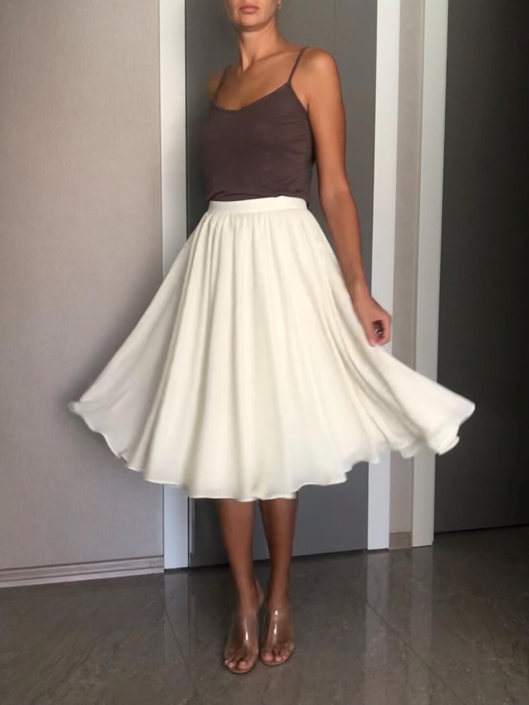 ヨガ・フィットネスその他 BALLESSIMO Chiffon skirt (ivory red) il_1080xN.6445226032_qqhm.jpg