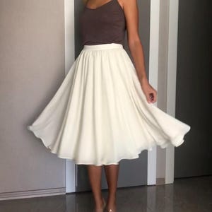 white chiffon skater dress Women's White Chiffon Mini Polka Dot Cape Detail Bandeau Skater Midi Dress