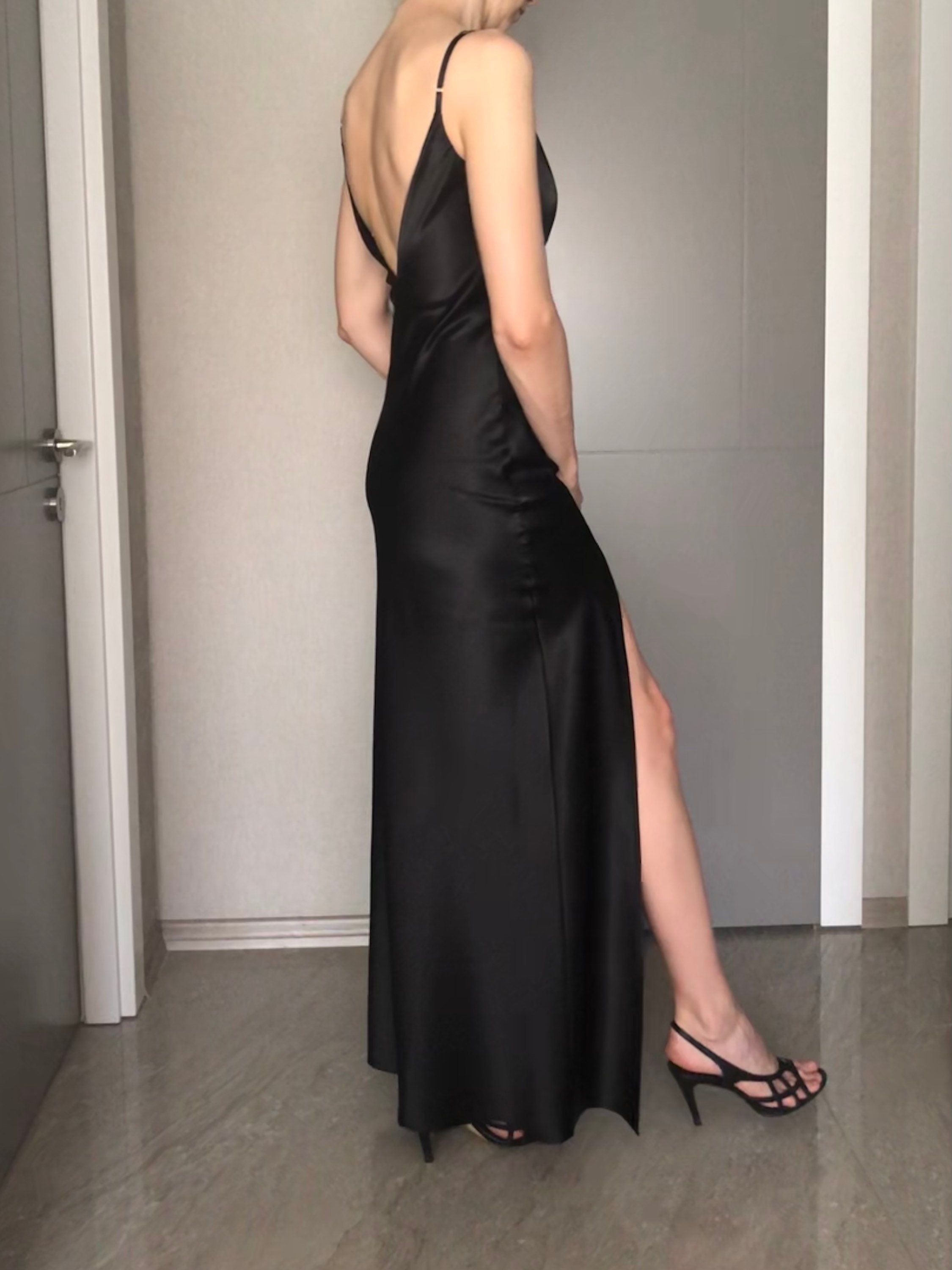 one shoulder black long sleeve dress HP1149 Accessory size:L TotalInventoryNone Amazon.com: HISDERN Mens Black