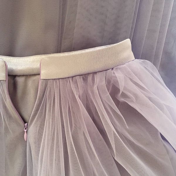 Tulle Maxi skirt,Lavender Full Length Skirt,Floor length,Extra Full Lilac Wedding Tulle Skirt,Tutu, Bridesmaid dress,Liliac Long Tulle skirt