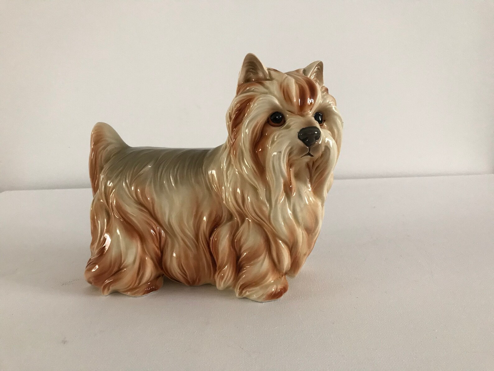 Ceramic Yorkshire terrier figurine lovely ceramic dog statue Etsy