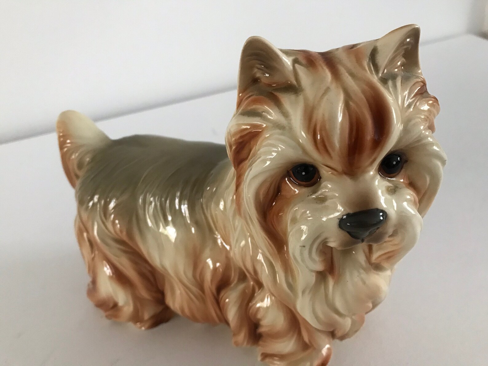 Ceramic Yorkshire terrier figurine lovely ceramic dog statue Etsy