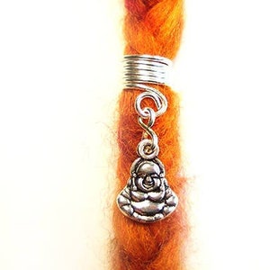Last Buddha Dread Jewelry Pendant Dreadbead Metal Dreadlocks eso Dreadlock Jewelry Dreads Dreadspirals Earrings