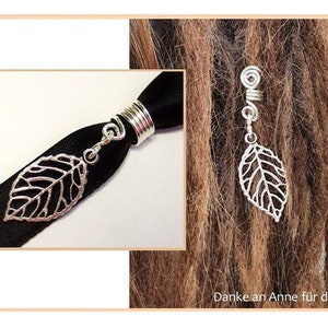 Leaf pendant dread jewelry silver gold tree of life dreadlocks dread bead metal world tree dreads jewelry dread jewelry, earrings