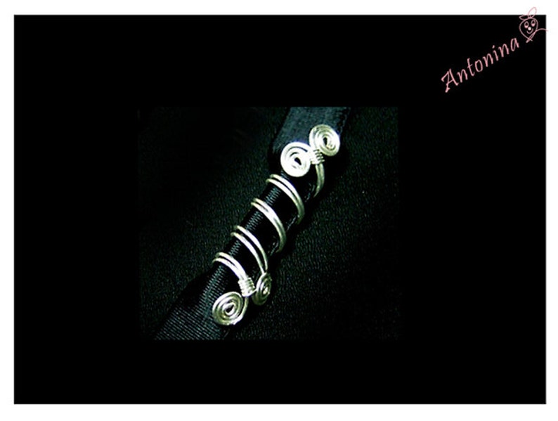 Metal Dread Beads Spirals Double Silver or Gold Dreadlocks Dread Jewelry Tribal Dread Jewelry Dreads