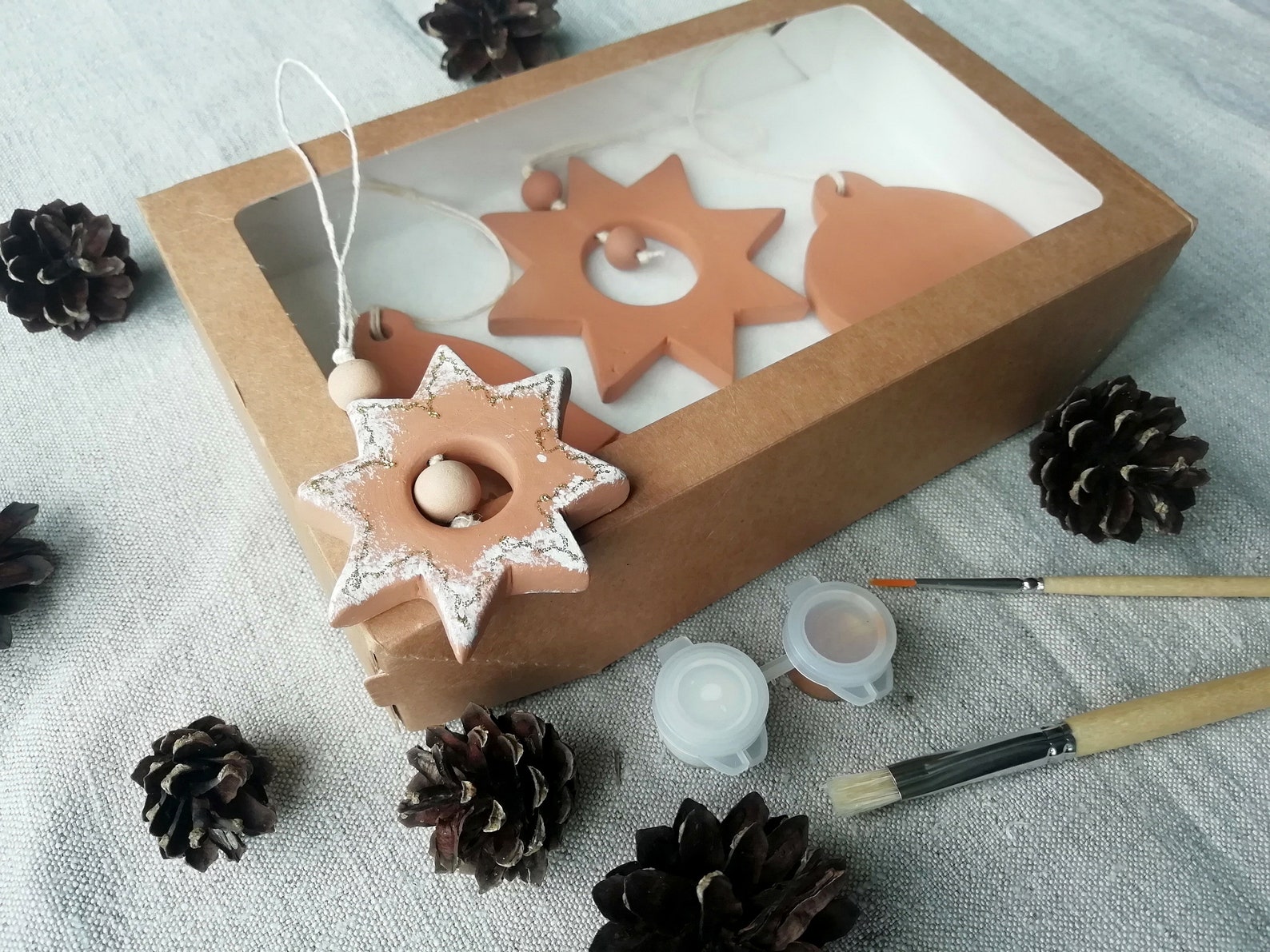 DIY Painting Ceramic Kit Home Craft Kit for Kids. DIY Etsy