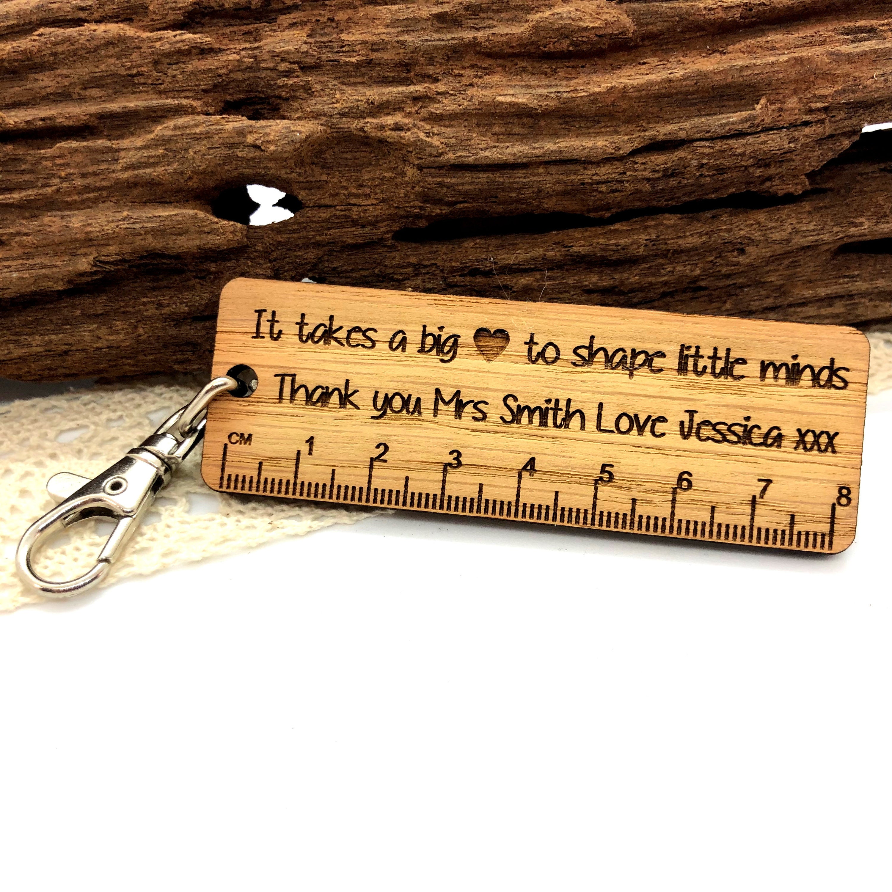 PERSONALISED GIFT FOR TEACHER SCHOOL NURSERY END OF YEAR TERM GIFTS KEYRING