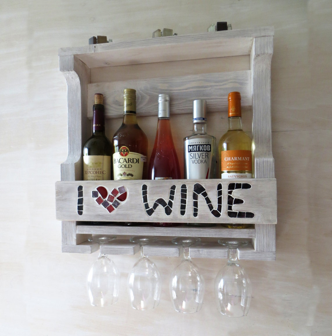 Personalized Wine Rack Wooden Wine Rack Personalized Etsy