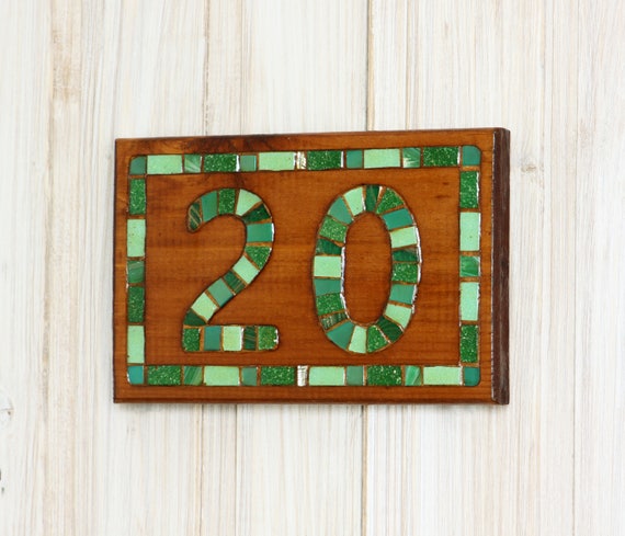 Hausnummern Schild aus Holz hausnummernschild Holz | Etsy