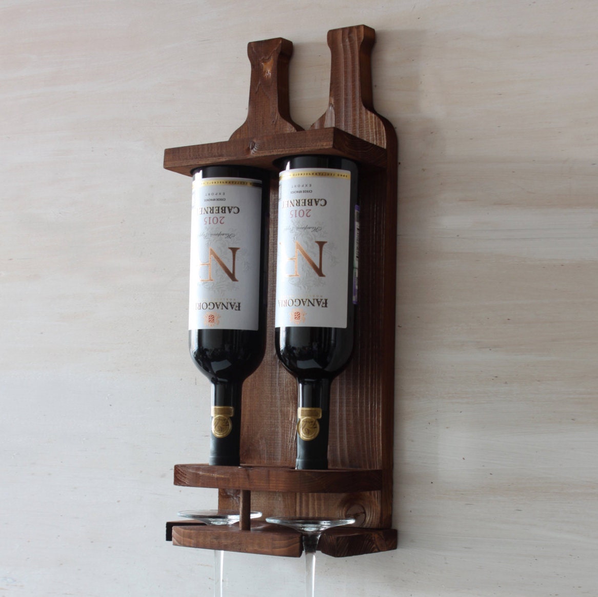 Bottle holder Wall wine rack Wine bottle holder Wall Etsy