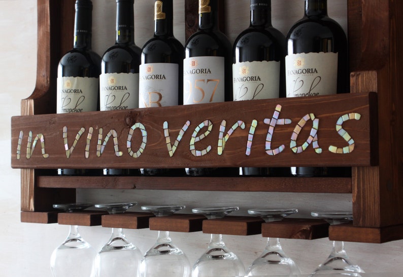 Personalized wine rack Wine o clock Personalized wedding Etsy