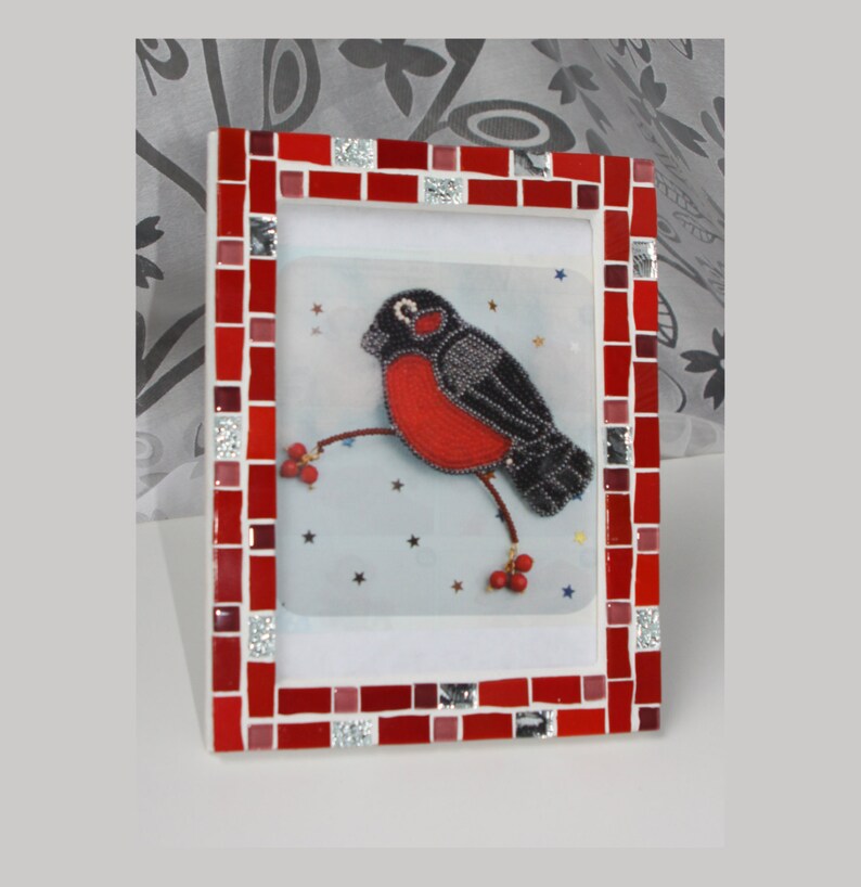 Red frame set Mosaic frame set 5x7 frame 8x12 frame Etsy
