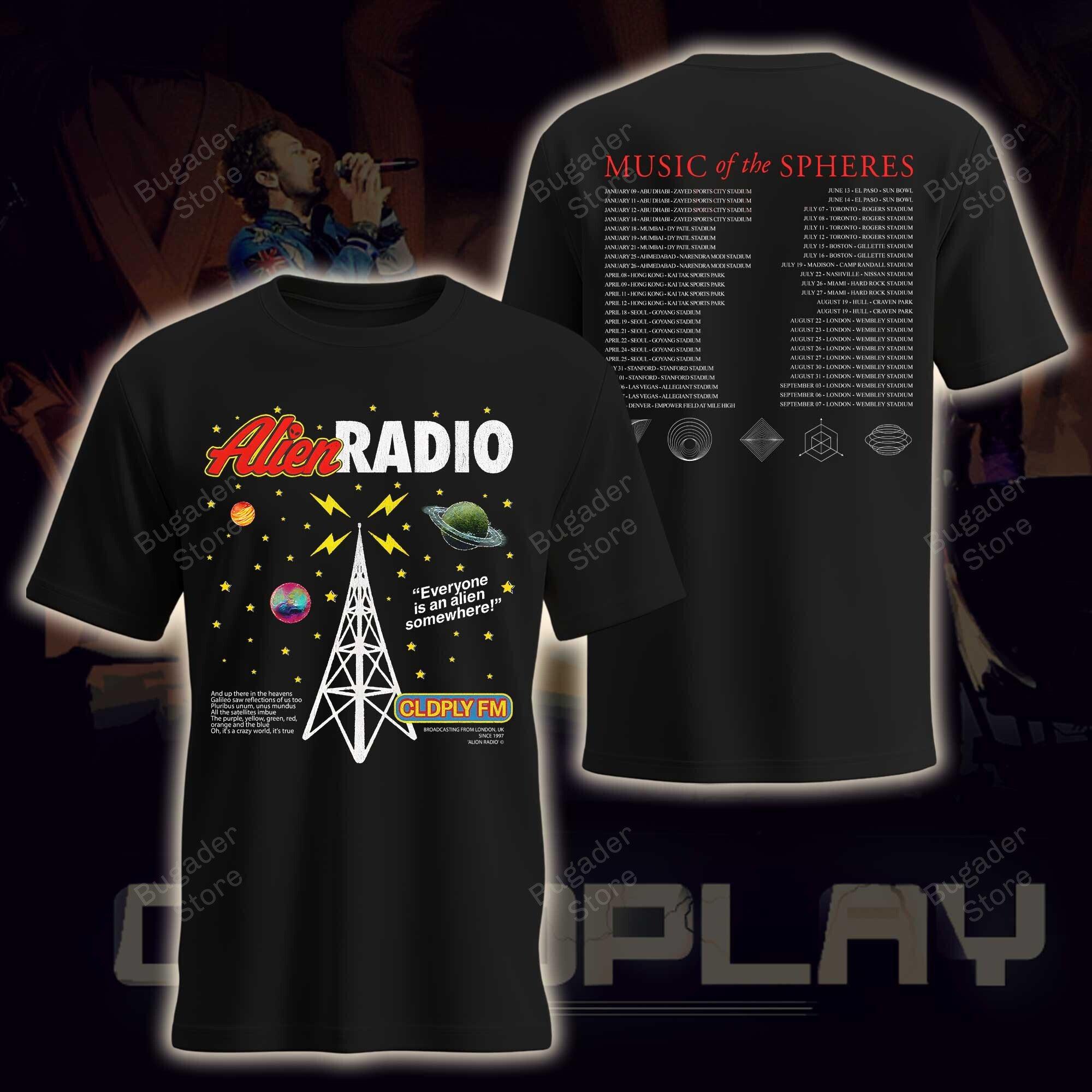 Coldplay Alien Shirt - Etsy Canada