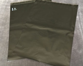 50 12x15.5 BLACK Poly Mailers Self Sealing Envelopes Shipping Bags