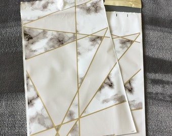 100 6x9 MARBLE Poly Mailers Envelopes Shipping Bags