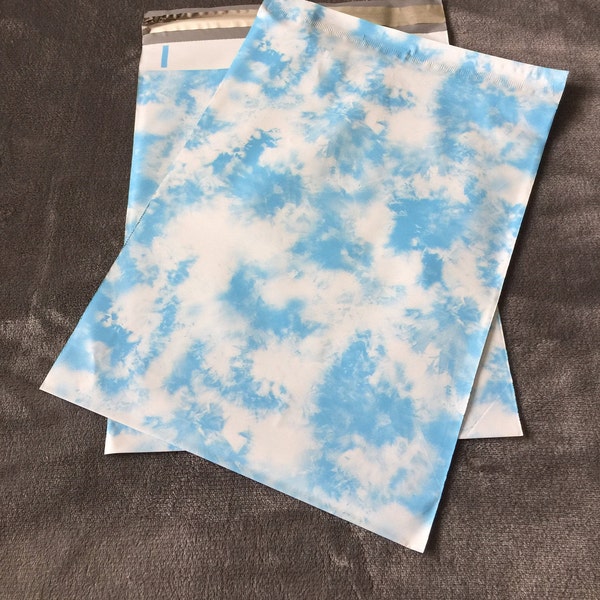 20 14x17 CLOUDS Poly Mailers Envelopes Shipping Bags Self Sealing