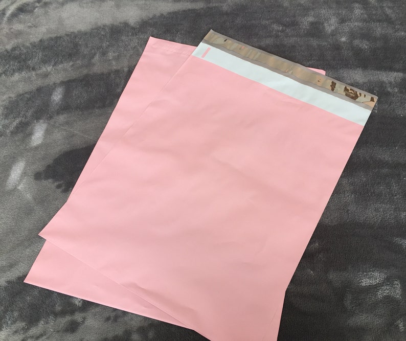 50 12x15.5 Poly Mailers Pale Pink Self Sealing Envelopes Etsy