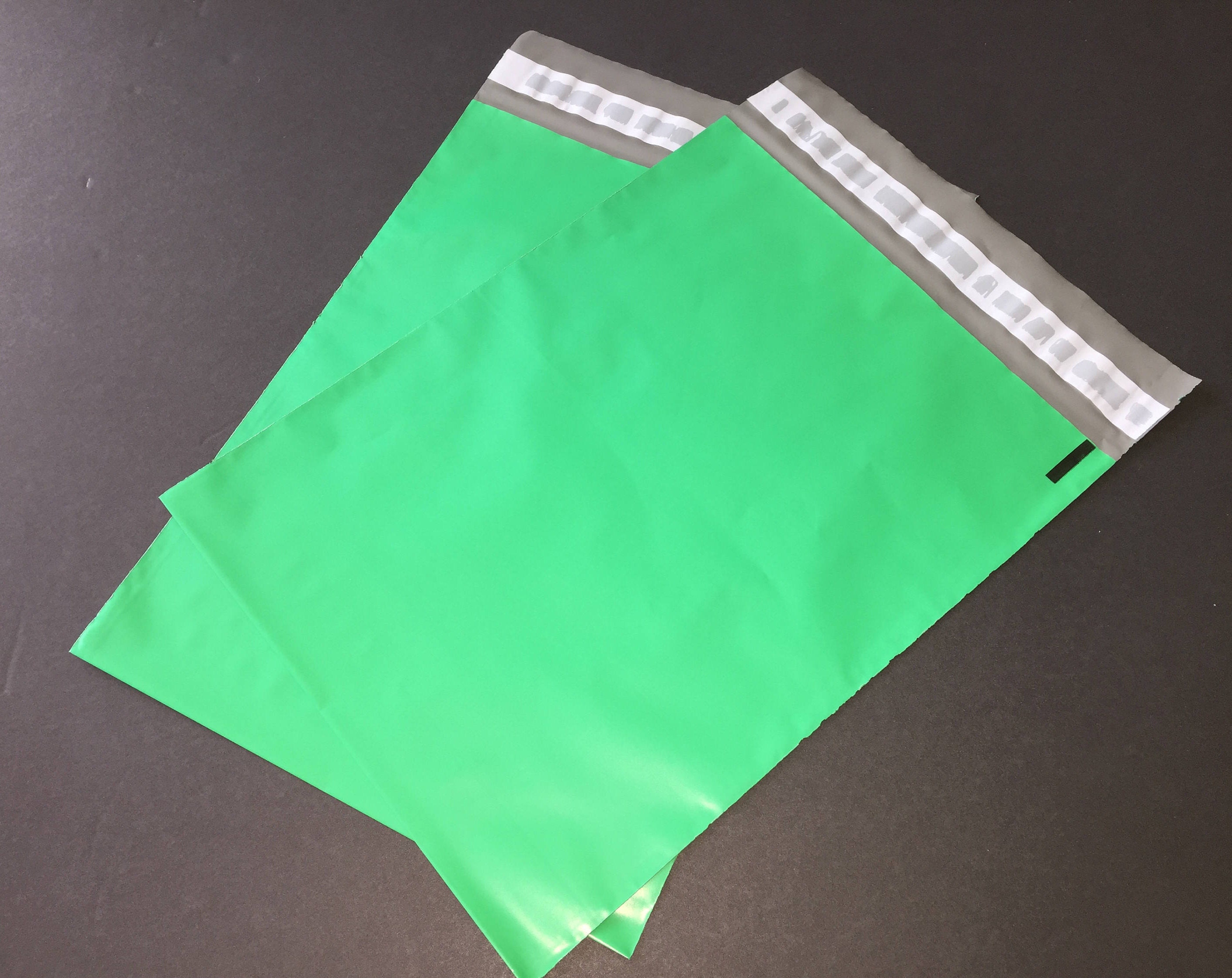 100 Green 6x9 Poly Mailers Self Sealing Envelopes Shipping Etsy