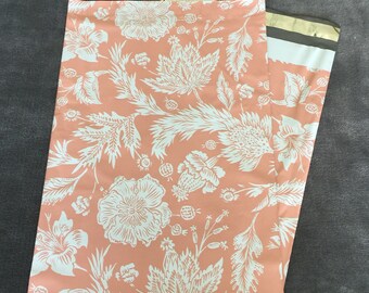 25 10x13 TerraCota GARDEN FLOWERS Poly Mailers Sobres Bolsas de envío Primavera