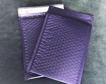50 6x9 PURPLE Bubble Mailers Size 0 Self Sealing Shipping Envelopes