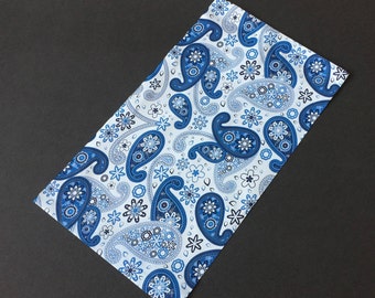 100 6x9 BLUE PAISLEY Designer Poly Mailers Self Sealing Envelopes Shipping Bags