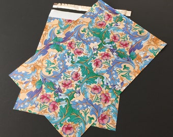 50 10x13 Paisley Poly Mailers  Blue Pink Envelopes Shipping Bags