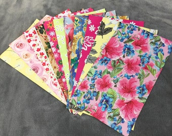 50 6x9 ASSORTED FLOWERS Poly Mailers Sunflowers Hibiscus Flowers Daisies Lilies  Roses Shipping Bags