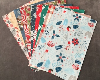50 10x13 CHRISTMAS Poly Mailers Snowman Deer Hollyberry Snowflakes Candy Canes Festive Puppies Envelopes Shipping Bags Christmas