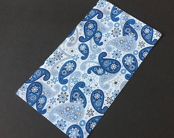 50 6x9 BLUE PAISLEY Designer Poly Mailers Self Sealing Envelopes Shipping Bags